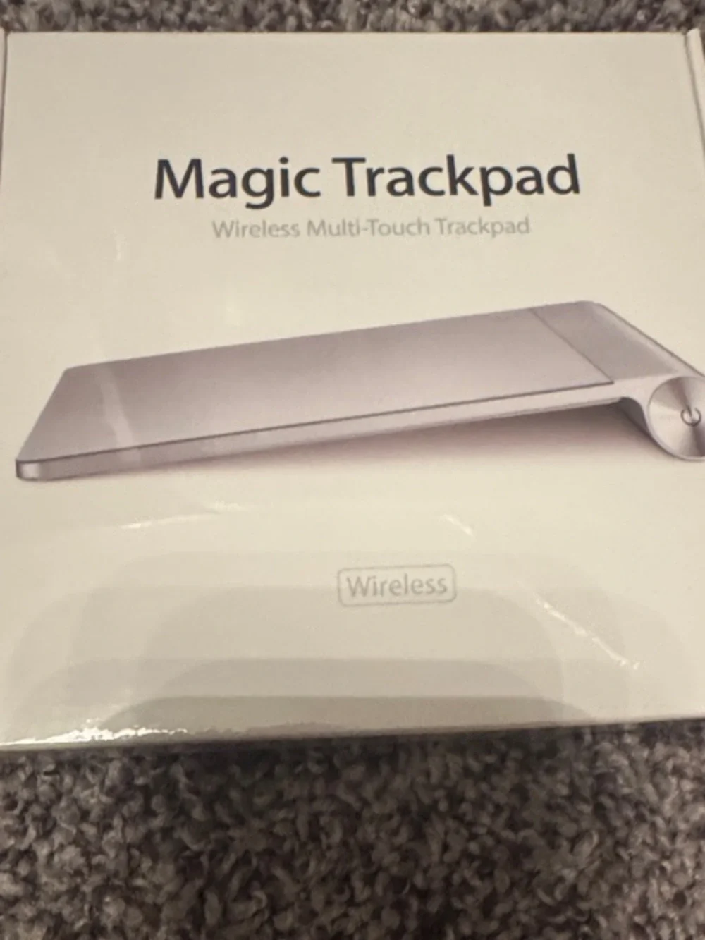 Apple Magic Trackpad - Silver and White Wireless Multi-Touch Trackpad